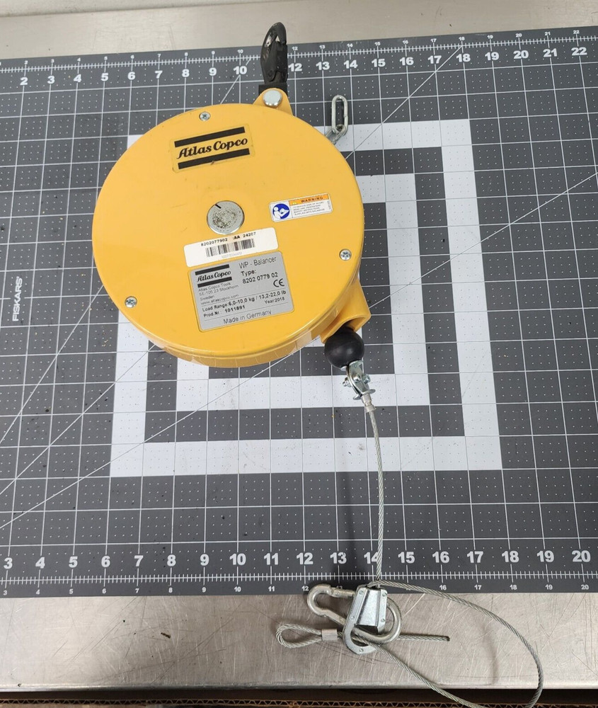 Atlas Copco Weightless Positioning Balancer 8202-0779-02 13.2-22lbs Range [Z3B2]
