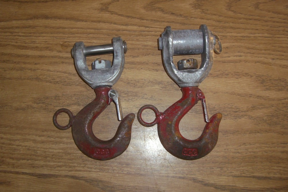 Lineman Little Mule Ratchet Hook and Latch Bottom Block Assembly and Top Hook