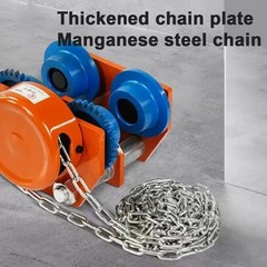 Manual Trolley 0.5/1/2/3/t Ton I-Beam Pulley Block Lifting Hoist Monorail Crane