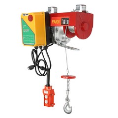 Electric Hoist 110V Electric Winch 440-2200lbs w/Wired & Wireless Control 2 in1