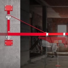 Wall Mount Jib Crane, 1320 lbs Max Load Capacity Electric Scaffolding Lift, E…