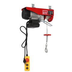 700kg/1543lbs Overhead Electric Hoist Crane Lifting Garage Hook Winch Hoist