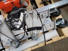 CM Model F 1/2 ton Electric Hoist, 16 fpm 4.8 mpm w/ stand