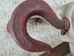 PEC HOIST WINCH MODEL 20 2000 LB Capacity Crosby Laughlin Hooks