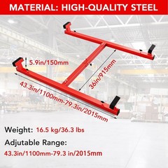 Truck Bed Lift 800LbsCapacity Heavy Duty Steel BoxLift forPickup Beds Adjustable