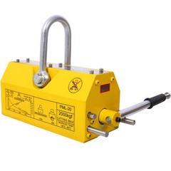 4400lbs Heavy Duty Magnet Permanent Magnetic Lifting Release 2.5 Safety Factor