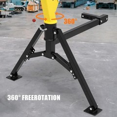 1000 lbs Hydraulic Pickup Truck Crane, Hitch Mount, 360° Swivel,Adjustable Lift