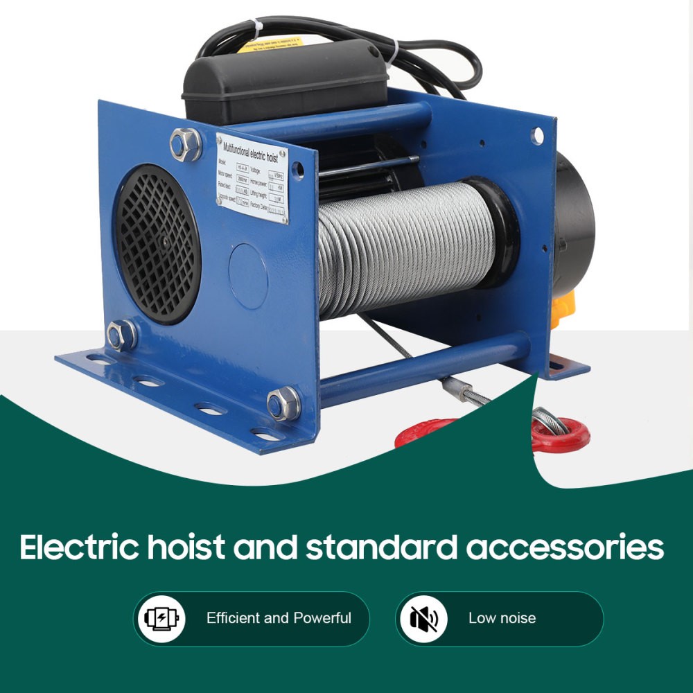 Multifunctional Electric Hoist Lifting Capacity 200-400 Kg (With Wire Rope)
