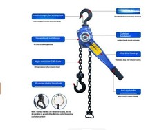 0.75T 1/2/Ton Manual Chain Hoist Hand-Cranked Towing Hoist Lifting Crane