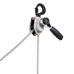 Manual Lever Chain Hoist, 1/ 4 Ton 550 Lbs, 5 Ft Lift, G80 Steel Chain, Dual