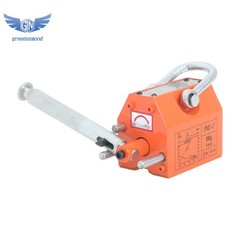 Magnetic Lifter Lifting Magnet Hoist 220lbs/100 kg 2.5 Safety Factor Orange