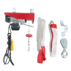 PA200 Electric Hoist 440lbs w/ 14ft Remote, 110V 510W Motor, Dual Hook System