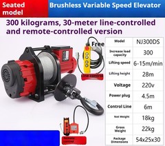 Brushless Adjustable Speed Variable Frequency Small Diamond Elevator 220V Crane