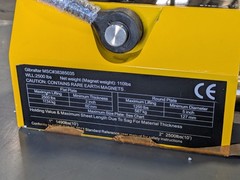 Gibraltar Permanent Magnetic Lifter w/ On / Off Handle 2500 lb. Capacity