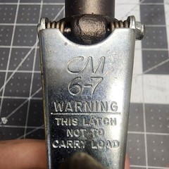 CM 40606 STEEL BOTTOM 3 TON HOOK FOR 4ZX63, 4ZX70, 4ZW68, 4ZW73, & 4ZW74 [B5B1]