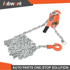 Labwork 3 Ton/ 6600lbs Lever Block Steel Chain Hoist Wrench Hoist 20ft G80 Chain