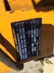 Harrington 1 Ton Electric Chain Hoist 10′ lift NER NER010S, 14 FPM, Not Working