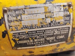 C-M 3 Ton Hoist