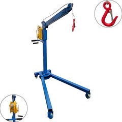 Portable Folding Elevator 1100LBS Capacity Hand Crane Lifting Machine