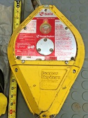 Used lot Harness & Sala Barrow Hepburn Retractable Life Line Block SB-57 300 LB