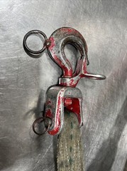 Chance Hoist 1 Ton Hot Stick Ratcheting Strap Hoist. Item ID #22. Used Surplus