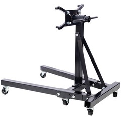 Folding Engine Stand 2000 LBS Capacity Motor Hoist 360 Degree Adjustable Mountin