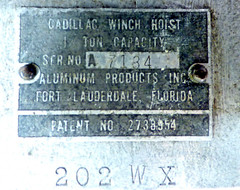 Cadillac Winch Ratcheting Hoist Come A Long 19 ft Cable 1 Ton Capacity