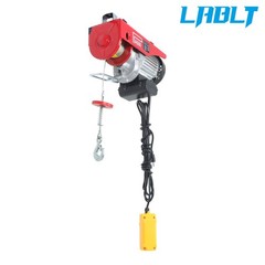 LABLT 1320lbs Electric Winch 1150W Mini Electric Hoist 14ft Wired Remote Control