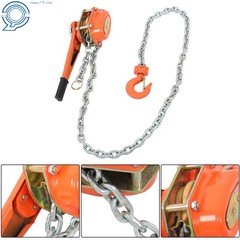 Wrench Hoist Manual Lever Block Steel Chain Hoist 6600lb Capacity 10ft G80 Chain
