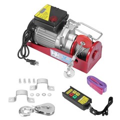 Electric Hoist 880lbs/400kg Crane Winch with Wireless Remote Control 850W 110V