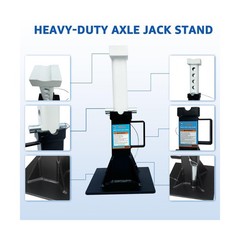 HKTE 14 Ton Heavy Duty Jack Stands with Locking Pins,28000lbs Capacity, 2 Pack