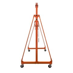 1100-lb Adjustable Height All-Steel Gantry Crane Shop Lift Hoist Auto-Lock