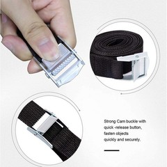 600 lbs Capacity 2 Ft x 1 Inch Ratchet Strap, Heavy-Duty Adjustable Lashing T…