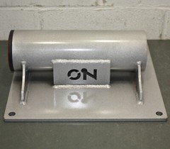 OZ Lifting Products Wall Mount Base OZWALL1, for Davit Crane Post, 1200 lbs