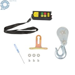 Electric Hoist 1600W 110V 2200lbs 328ft Wireless & 14ft Wired Remote Control