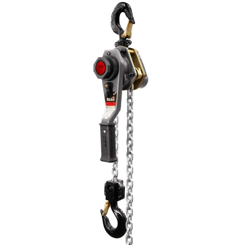 JET JT9-376301 JLH Series 1-1/2-Ton 10′ Lift Overload Protection Lever Hoist New