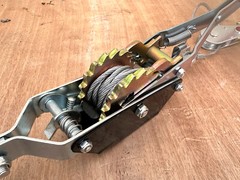 4000lb Come Along Dual Gear Ratcheting Hand Winch Lever Hoist Puller Cable Lift