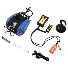 Electric Hoist Winch Portable Crane Lift Remote Control 95ft 500~1100lbs Lifting
