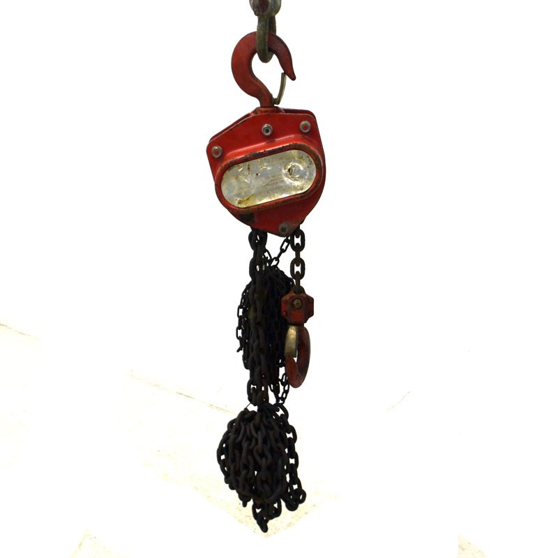 Duff Norton Coffing 10 Foot Lift 3 Ton Manual Hand Fall Chain Hoist 6000#