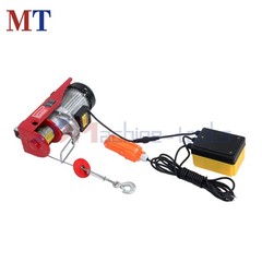 PA600 1320 lbs 110V Mini Electric Hoist 328 ft Wireless & 14 ft Wired Remote