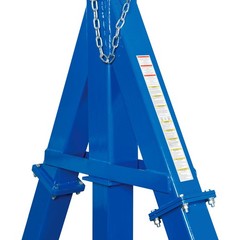 Global Industrial Adjustable Height Steel Gantry Crane 10’W x 7’6″-12’H 2000 Lb.