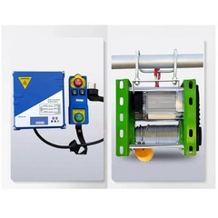 Small 220V Wireless Remote Control Hoist, 1T Electric Hoist Lifting Crane