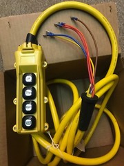 NEW, AFTER MARKET UNIT, COFFING BRAND PUSH BUTTON & CABLE ASSEMBLY, #PB300-16A