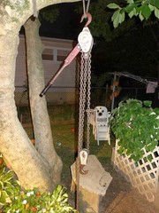 Thern Machine Co model 301P lever style hoist 3000lbs rating. USA made.