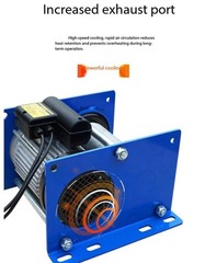 Compact Wire Rope Remote-Controlled Electric Hoist Quick-Lifting Crane Winch