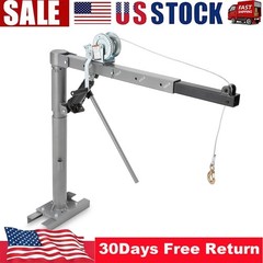 Pickup Truck Crane 1000LB Folding Truck Bed Crane Hoist for Construction Lifting