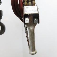 ARO 7756E-2C10-C6 1/2 Ton Air Hoist 10′ Travel Pendant Operated Missing Hook
