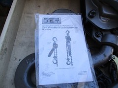 JET JLP Series Manual Lever Chain Hoist -6-Ton Cap 5ft Lift