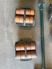 Hilman Deluxe 24 Ton Roller Kit Swivel Top Skates for Machinery Moving Hillman