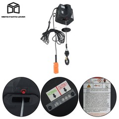 3-in-1 Electric Hoist 1100LBS Dual Remote Overload Protection for Garage